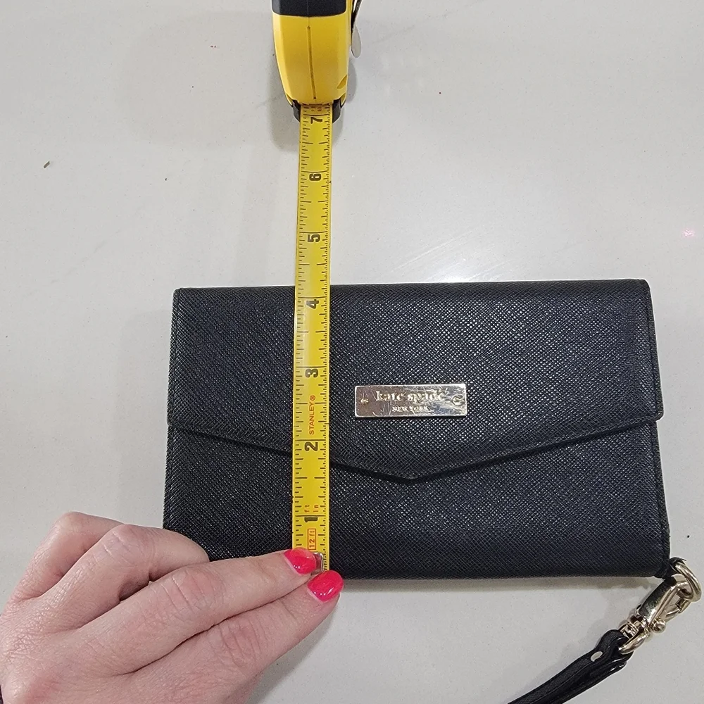 Kate Spade Black Wristlet Clutch